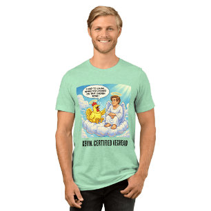 T-shirt En Tri-matière Blague du poulet ange au paradis