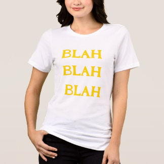 T-shirt En Tri-matière Blah Blah