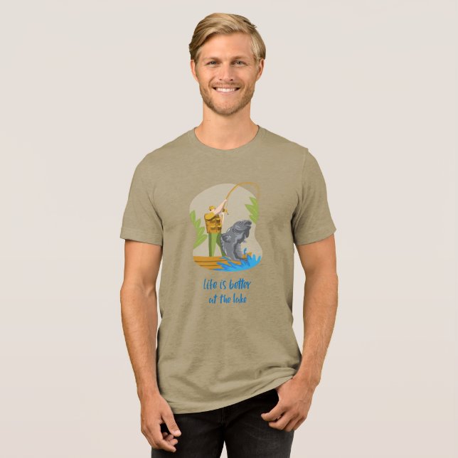 T-shirt En Tri-matière Bliss Lake Life (Recto plein)