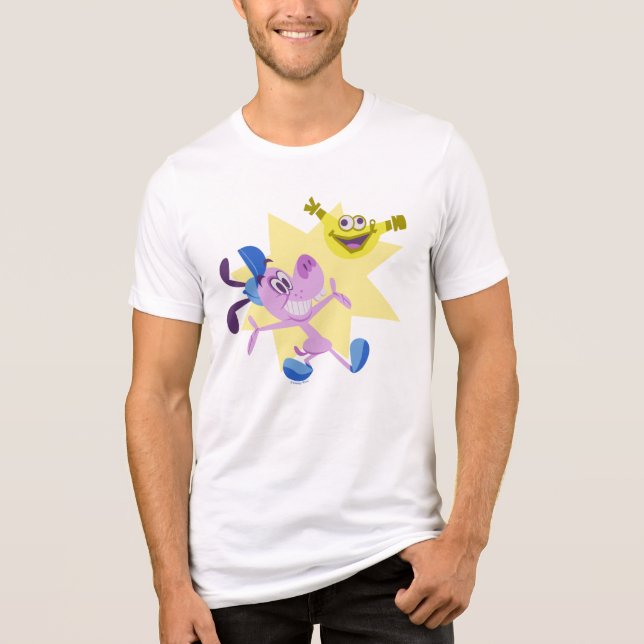 T-shirt En Tri-matière Bloofy et Pouchy (Recto)