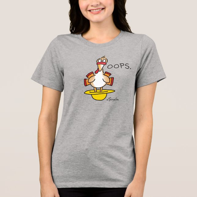 T-shirt En Tri-matière BLUE A GREEN A ROUGE A OOPS Sandra Boynton (Recto)