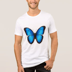 T-shirt En Tri-matière Blue Morpho Brilliance
