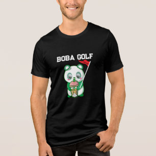 T-shirt En Tri-matière "Boba Golf" Thé à bulles Golf drôle Golfeur