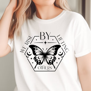 T-shirt En Tri-matière Boho Nous nous élevons en élevant les autres Papil