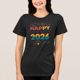 T-shirt En Tri-matière Bonne année 2026 vibrante