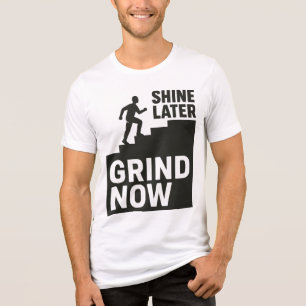 T-shirt En Tri-matière Bossez Maintenant, Brillez Plus Tard