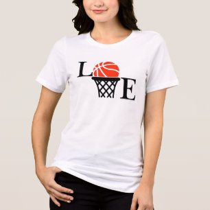 T-shirt En Tri-matière Boucles de basket-ball, Lecteur de basket-ball Cad