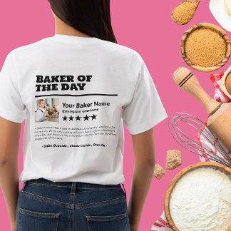 T-SHIRT EN TRI-MATIÈRE BOULANGER DU JOUR