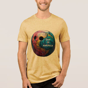 T-shirt En Tri-matière Boule de bowling golfe d'amérique colorée