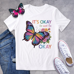 T-shirt En Tri-matière Ça ne va pas, la chemise à papillon