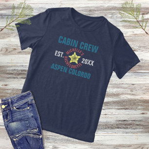 T-shirt En Tri-matière Cabin de l'enterrement de vie de jeune fille Crew