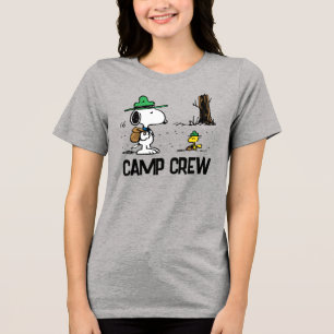 T-shirt En Tri-matière cacahuètes Camping Snoopy & Woodstock
