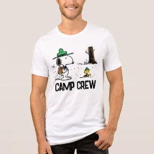 T-shirt En Tri-matière cacahuètes Camping Snoopy & Woodstock