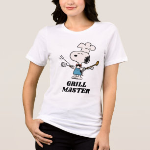 T-shirt En Tri-matière cacahuètes   Chef Snoopy