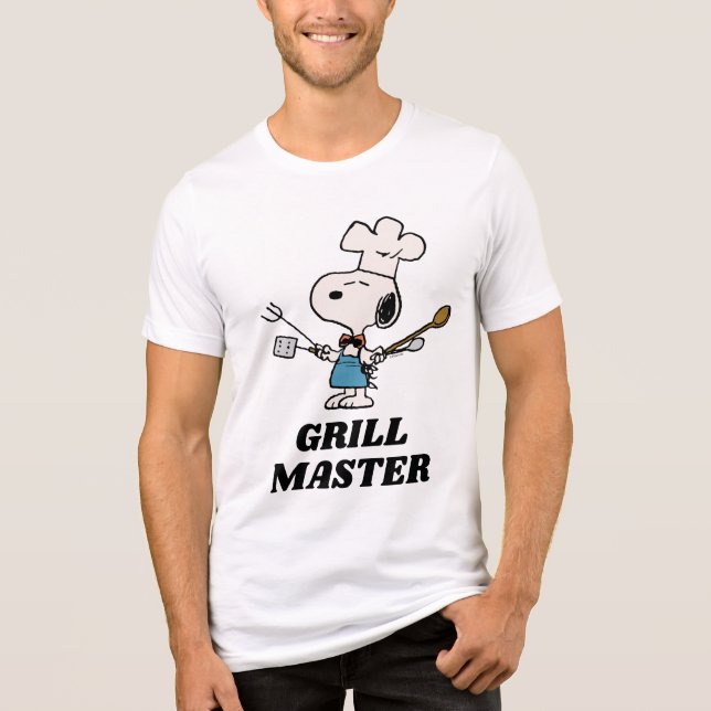 T-shirt En Tri-matière cacahuètes | Chef Snoopy (Recto)