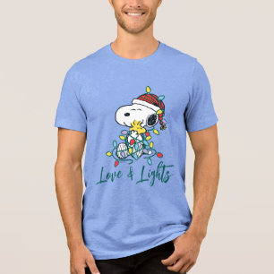 T-shirt En Tri-matière cacahuètes   L'amour et les lumières de Noël