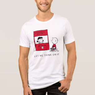 T-shirt En Tri-matière cacahuètes   Lucy donne des conseils Brown à Charl