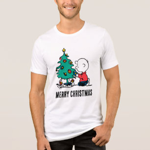 T-shirt En Tri-matière cacahuètes   Lumières de Noël Brown Charlie