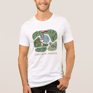 T-shirt En Tri-matière cacahuètes   Niché dans le camping des montagnes