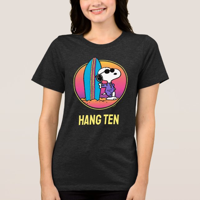 T-shirt En Tri-matière cacahuètes | Snoopy Beach Beagle (Recto)