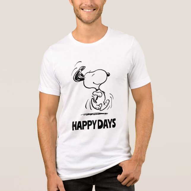T-shirt En Tri-matière cacahuètes | Snoopy Happy Dance (Recto)