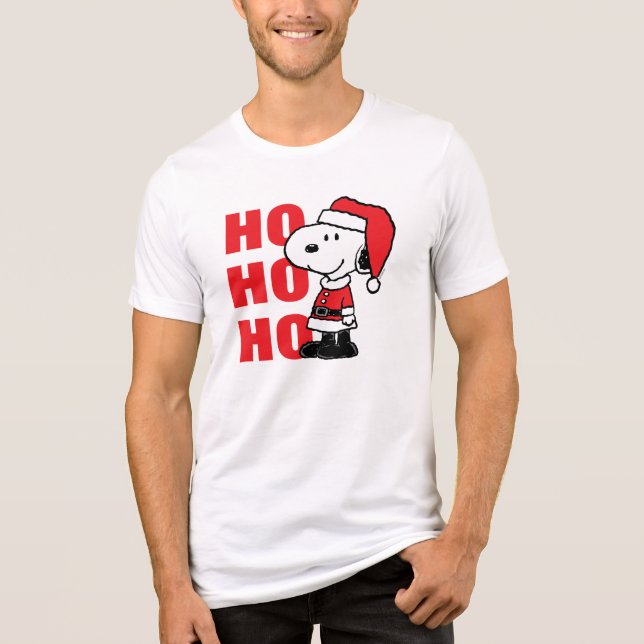 T-shirt En Tri-matière cacahuètes | Snoopy Santa Claus (Recto)