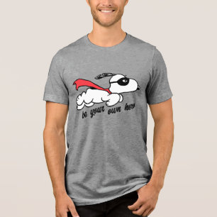 T-shirt En Tri-matière cacahuètes Snoopy Super Hero