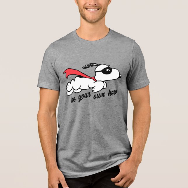 T-shirt En Tri-matière cacahuètes | Snoopy Super Hero (Recto)