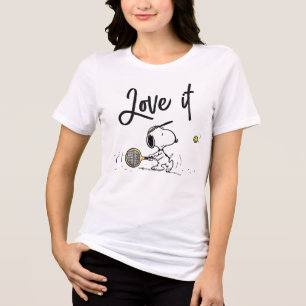 T-shirt En Tri-matière cacahuètes Snoopy Tennis Player