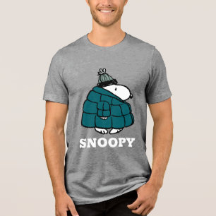 T-shirt En Tri-matière cacahuètes Veste Snoopy Winter Puffer