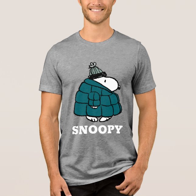T-shirt En Tri-matière cacahuètes | Veste Snoopy Winter Puffer (Recto)