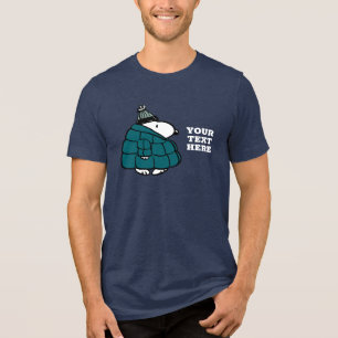 T-shirt En Tri-matière cacahuètes Veste Snoopy Winter Puffer