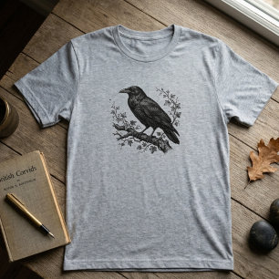 T-shirt En Tri-matière Cadeau amateur de la nature Corbeau noir Art oisea