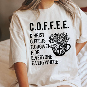 T-shirt En Tri-matière Cadeau de foi acronyme café chrétien