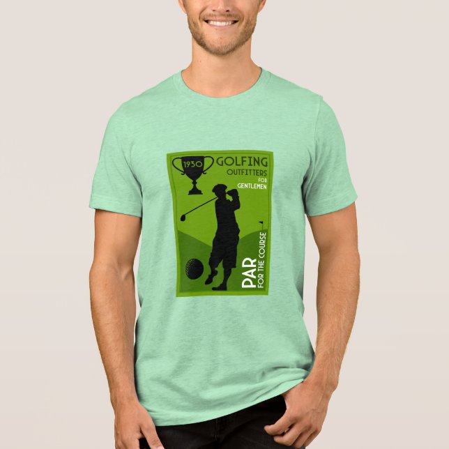 T-shirt En Tri-matière Cadeau de golf Vintage (Recto)