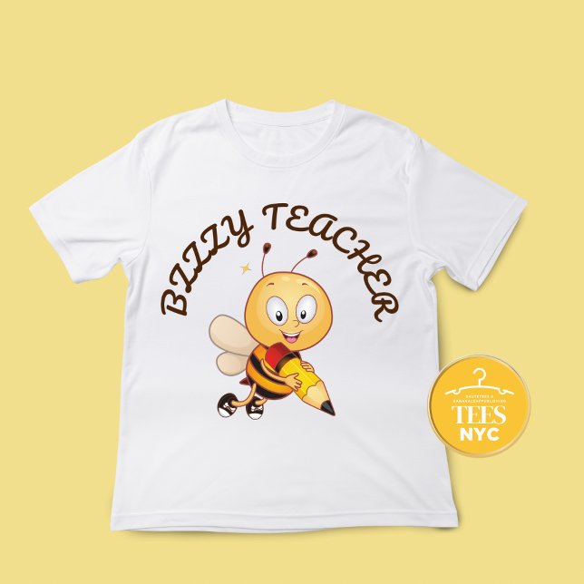 T-shirt En Tri-matière Cadeau de l'enseignant Cute Busy Bee (Créateur téléchargé)
