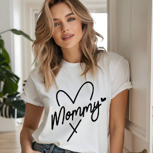 T-shirt En Tri-matière Cadeau de script simple pour maman pour elle