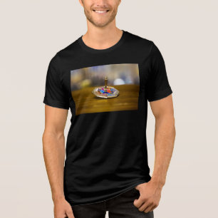 T-shirt En Tri-matière Cadeau de toupie de Hanukkah SlipperyJoe base octo