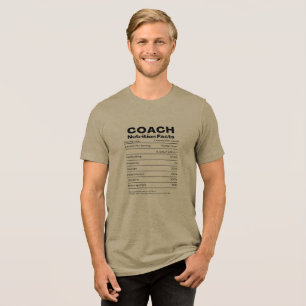 T-shirt En Tri-matière Cadeau humour faits nutritionnels entraîneur grati