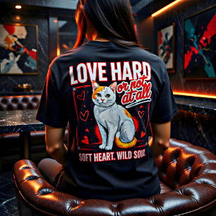 T-shirt En Tri-matière Cadeau pour amoureux des chats et des citations ro