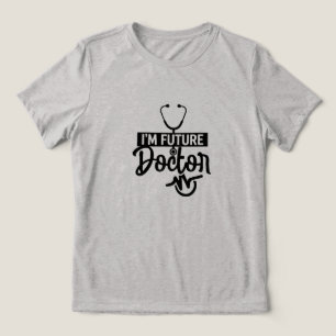 T-shirt En Tri-matière Cadeau pour futur étudiant en médecine en typograp