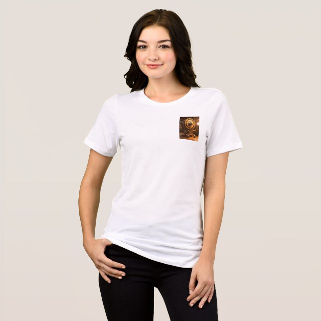 T-shirt En Tri-matière « Cadre doré - Le moteur du cinéma » (Recto plein)