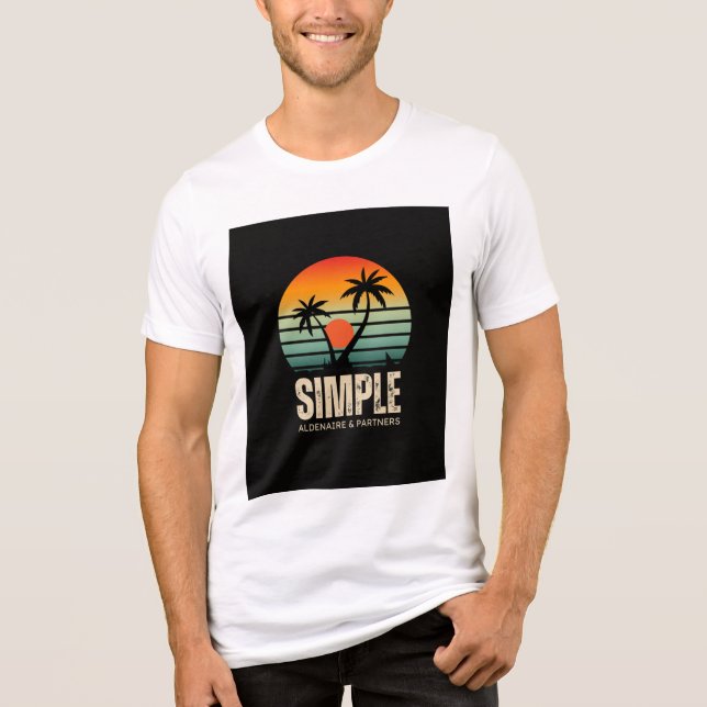 T-shirt En Tri-matière Café D'Abord, Parlez Plus Tard (Recto)