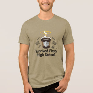 T-shirt En Tri-matière Café de survie au lycée