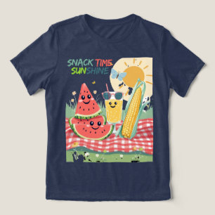 T-shirt En Tri-matière Camarades de pique-nique – Équipe de collations es
