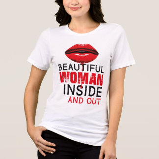 T-shirt En Tri-matière Camiseta holgada de manga corta Beautiful Woman