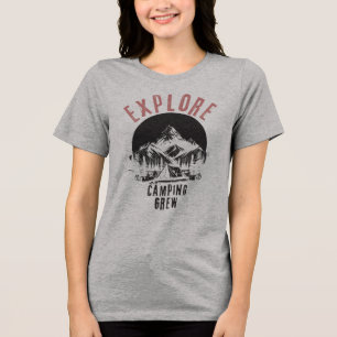 T-shirt En Tri-matière Camping Camper Camping Camping Lover