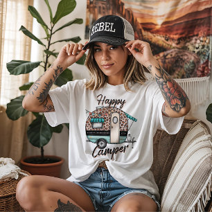 T-shirt En Tri-matière Camping-car heureux