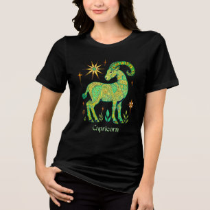 T-shirt En Tri-matière Capricorn Zodiac Connexion Motif complexe