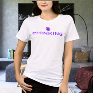 T-shirt En Tri-matière Casquette affirmation RÉFLÉCHIR Casquette graphi